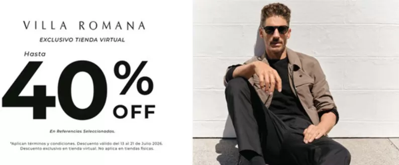 Catálogo Villa Romana | Hasta 40% OFF | 2026-07-20T00:00:00.000Z - 2026-07-21T00:00:00.000Z