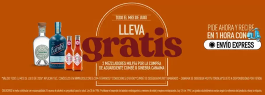 Catálogo Dislicores | Todo el mes de Julio lleva Gratis y pague 2 lleve 3 | 2026-07-21T00:00:00.000Z - 2026-07-31T00:00:00.000Z