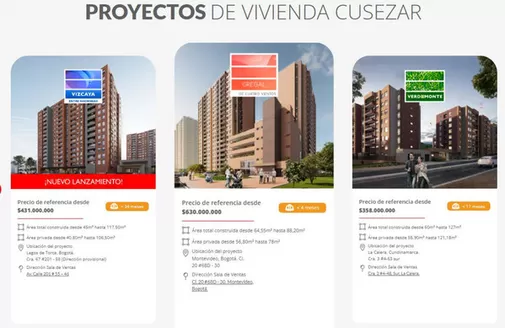 Catálogo Cusezar | Proyectos de Vivienda Cusezar | 2026-07-22T00:00:00.000Z - 2026-07-31T00:00:00.000Z