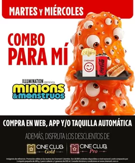 Catálogo Cinemark | Combo Para Mí | 2026-07-22T00:00:00.000Z - 2026-09-30T00:00:00.000Z