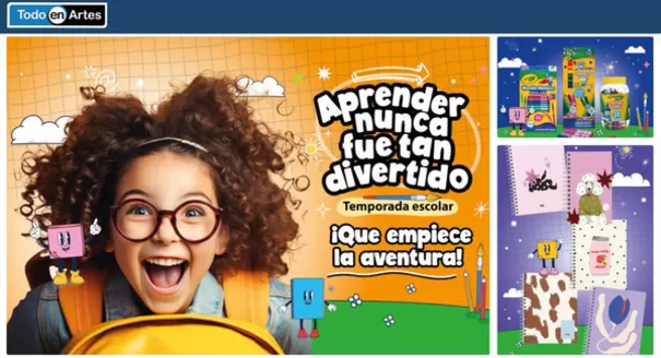 Catálogo Todo en Artes | Aprender nunca fue tan divertido | 2026-07-23T00:00:00.000Z - 2026-09-06T00:00:00.000Z