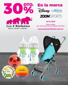 Catálogo Los Tres Elefantes en Ibagué | Ofertas 30% DTO | 2026-07-24T00:00:00.000Z - 2026-08-02T00:00:00.000Z