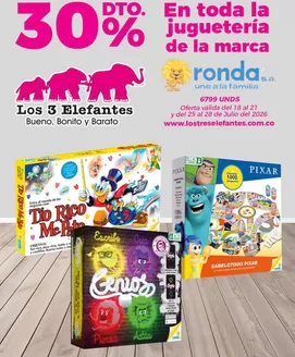Catálogo Los Tres Elefantes en Ibagué | Descuentos Especiales 30% OFF | 2026-07-24T00:00:00.000Z - 2026-07-28T00:00:00.000Z