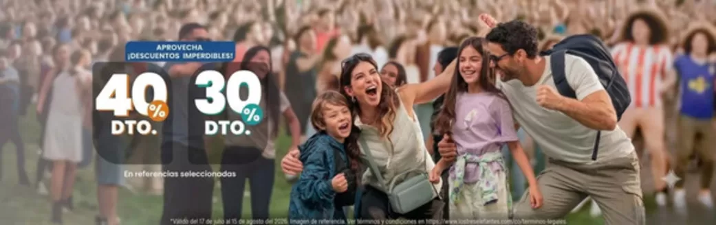 Catálogo Los Tres Elefantes | Aprovecha Descuentos Imperdibles 40% Dto y 30 % Dto | 2026-07-28T00:00:00.000Z - 2026-08-15T00:00:00.000Z
