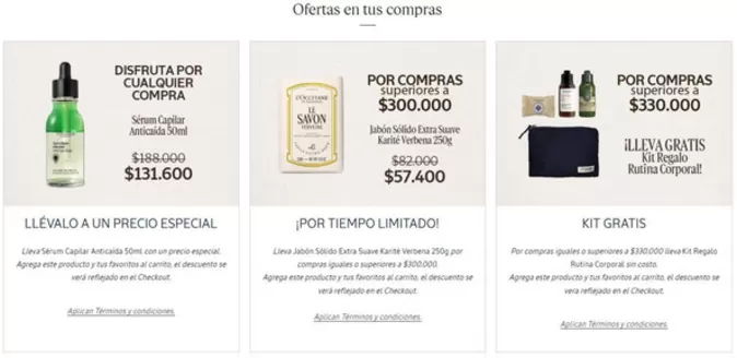 Catálogo L'Occitane | Ofertas en tus compras | 2026-07-28T00:00:00.000Z - 2026-07-31T00:00:00.000Z