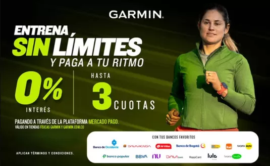 Catálogo Garmin |  0% de interes hasta 3 cuotas | 2026-07-29T00:00:00.000Z - 2026-08-31T00:00:00.000Z