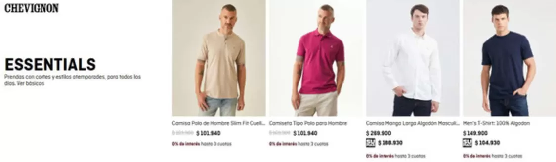 Catálogo Chevignon | Essentials | 2026-07-30T00:00:00.000Z - 2026-08-13T00:00:00.000Z
