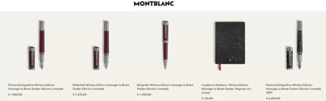 Catálogo Montblanc | Catálogo de regalos de Montblanc | 2026-07-31T00:00:00.000Z - 2026-08-09T00:00:00.000Z