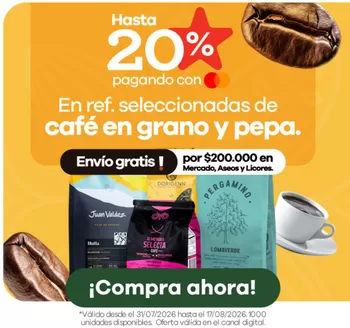 Catálogo Éxito en Funza | Descuentos y promociones | 2026-07-31T00:00:00.000Z - 2026-08-17T00:00:00.000Z