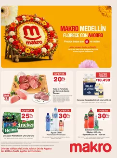 Catálogo Makro en Funza | Medellín Florece con Ahorro | 2026-07-31T00:00:00.000Z - 2026-08-06T00:00:00.000Z
