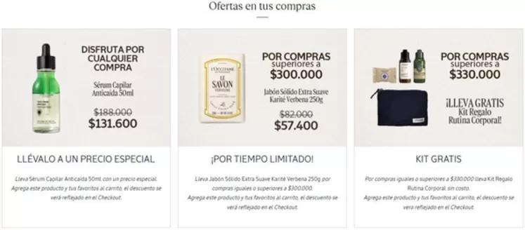 Catálogo L'Occitane en Funza | Ofertas en tus compras | 2026-08-03T00:00:00.000Z - 2026-08-15T00:00:00.000Z
