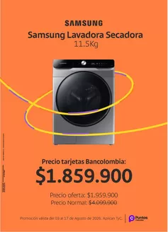 Catálogo Bancolombia | Ofertas principales y descuentos | 2026-08-03T00:00:00.000Z - 2026-08-17T00:00:00.000Z