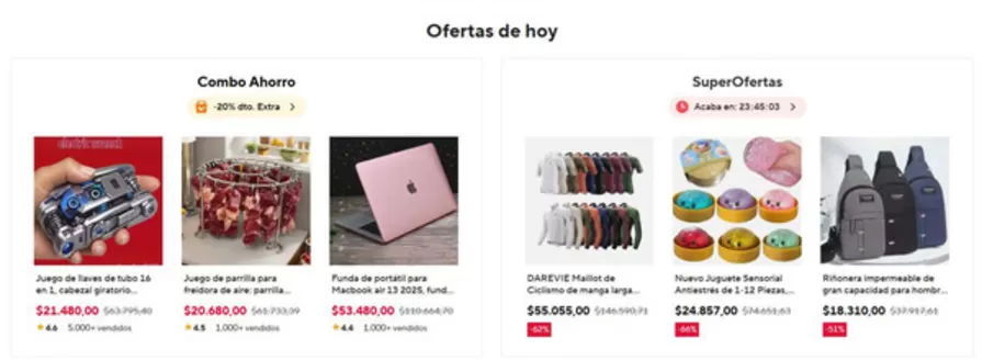 Catálogo Ali Express en Pereira | Ofertas de hoy | 2026-08-04T00:00:00.000Z - 2026-08-04T00:00:00.000Z