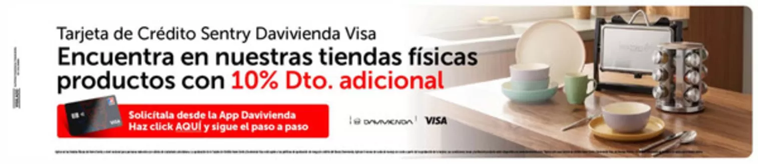 Catálogo Home Sentry | Tarjeta de Crédito, pídala y reciba 10% do en la primera compra | 2026-08-04T00:00:00.000Z - 2026-08-31T00:00:00.000Z