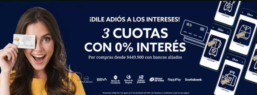 Catálogo Oster | 3 cuotas y 0% de interés | 2026-08-04T00:00:00.000Z - 2026-12-31T00:00:00.000Z