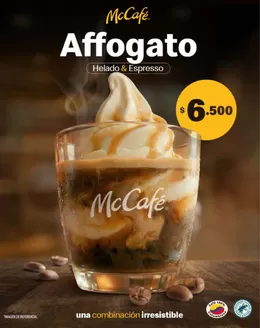 Catálogo McDonald's | Affogato $6.500 | 2026-08-07T00:00:00.000Z - 2026-09-30T00:00:00.000Z