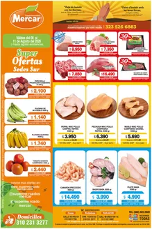 Catálogo Mercar | Mercar Sedes Sur 08 al 11 de Agosto 1 | 2026-08-08T00:00:00.000Z - 2026-08-11T00:00:00.000Z