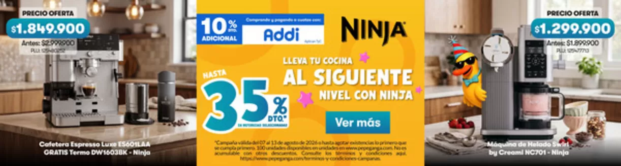 Catálogo Pepe Ganga en Nóvita | Ofertas especiales para ti | 2026-08-07T00:00:00.000Z - 2026-08-13T00:00:00.000Z