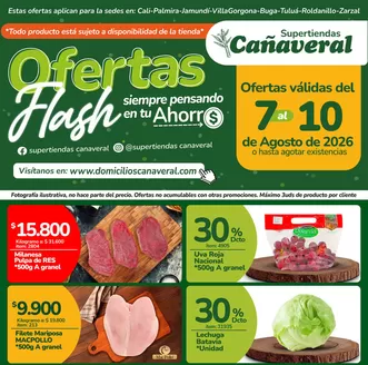 Catálogo Supertiendas Cañaveral | Volante Digital Flash del 7 al 10 de Agosto de 2026 | 2026-07-15T00:00:00.000Z - 2026-08-17T00:00:00.000Z