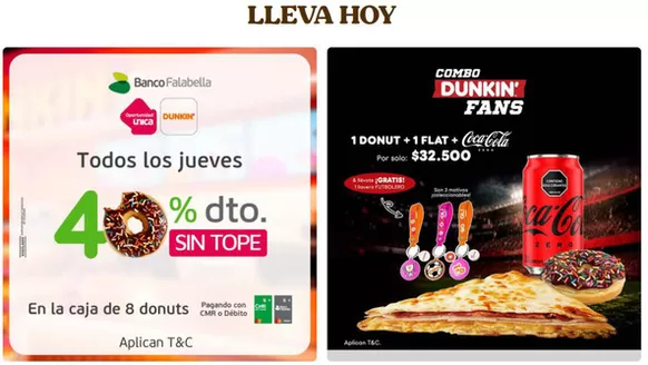 Catálogo Dunkin Donuts | Lleva Hoy | 2026-08-11T00:00:00.000Z - 2026-08-31T00:00:00.000Z