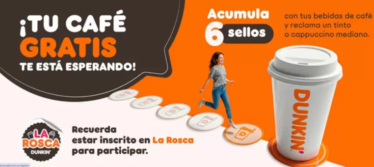 Catálogo Dunkin Donuts | Tu café gratis te está esperando | 2026-08-11T00:00:00.000Z - 2026-08-31T00:00:00.000Z
