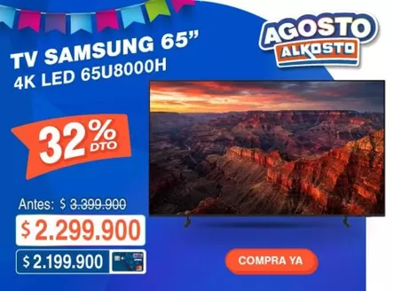 Catálogo Alkosto | Descuentos y promociones | 2026-08-01T00:00:00.000Z - 2026-08-31T00:00:00.000Z