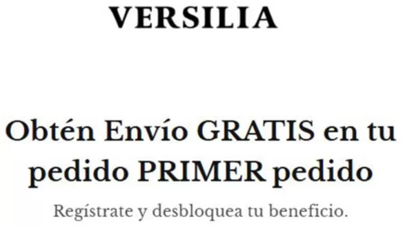 Catálogo Versilia | Envíos Gratis en tu pedido Primer pedido | 2026-08-14T00:00:00.000Z - 2026-08-31T00:00:00.000Z