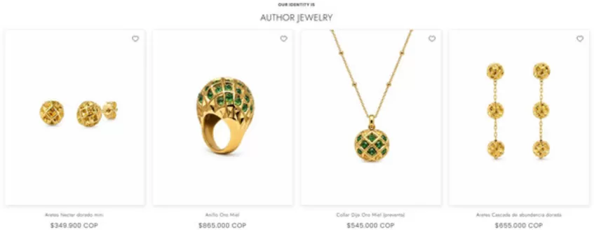 Catálogo Alejandra Valdivieso en Abriaquí | Author Jewelry | 2026-08-14T00:00:00.000Z - 2026-08-31T00:00:00.000Z