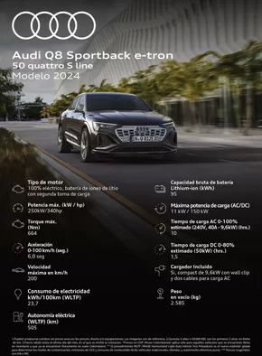 Catálogo Audi en Bogotá | Audi Q8 Sportback e-tron 55 prestige. | 2024-12-18T00:00:00.000Z - 2025-12-18T00:00:00.000Z
