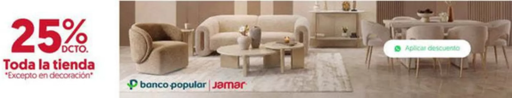 Catálogo Muebles Jamar | Excelente oferta para cazadores de gangas | 2026-08-21T00:00:00.000Z - 2026-09-04T00:00:00.000Z