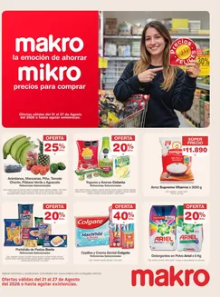 Catálogo Makro | Precios Felices | 2026-08-21T00:00:00.000Z - 2026-08-27T00:00:00.000Z
