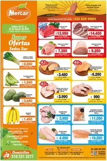 Catálogo Mercar | Mercar Sedes Sur 22 AL 25 Agosto | 2026-08-22T00:00:00.000Z - 2026-08-25T00:00:00.000Z