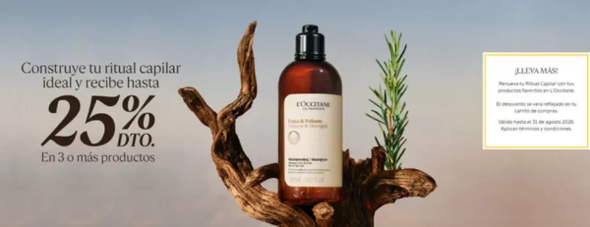 Catálogo L'Occitane | 25% DTO. en 3 o más productos | 2026-08-24T00:00:00.000Z - 2026-08-31T00:00:00.000Z