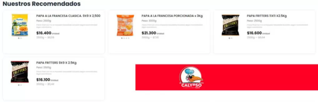 Catálogo Calypso | Mejor precio para ti | 2026-08-24T00:00:00.000Z - 2026-08-28T00:00:00.000Z