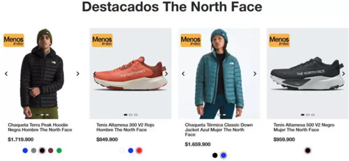 Catálogo The North Face | Destacados The North Face | 2026-08-26T00:00:00.000Z - 2026-09-02T00:00:00.000Z