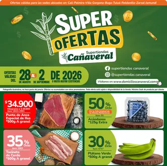Catálogo Supertiendas Cañaveral | Volante Super Ofertas 28 de Agosto al 2 de septiembre 2026 | 2026-08-28T00:00:00.000Z - 2026-09-02T00:00:00.000Z