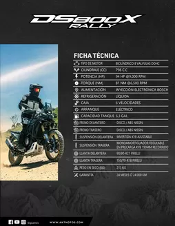 Catálogo AKT en Duitama | Ficha tecnica rally 800 new | 2026-08-27T00:00:00.000Z - 2026-09-10T00:00:00.000Z