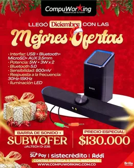 Catálogo Compuworking en Granada Cundinamarca | Descubre ofertas atractivas | 2026-12-01T00:00:00.000Z - 2026-12-31T00:00:00.000Z