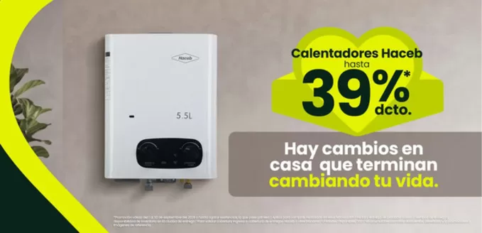 Catálogo Haceb en Granada Cundinamarca | Ofertas principales para ahorradores | 2026-09-01T00:00:00.000Z - 2026-09-30T00:00:00.000Z