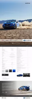 Catálogo Subaru | Ficha tecnica wrx | 2026-09-01T00:00:00.000Z - 2026-09-15T00:00:00.000Z