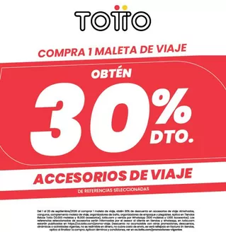 Catálogo Totto en Arjona | Ofertas Totto | 2026-09-01T00:00:00.000Z - 2026-09-20T00:00:00.000Z