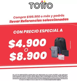 Catálogo Totto en Bogotá | Nuestras mejores ofertas para ti | 2026-09-01T00:00:00.000Z - 2026-09-30T00:00:00.000Z