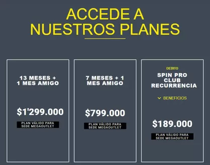 Catálogo Spinning Center | Accede a Nuestros Planes | 2026-09-02T00:00:00.000Z - 2026-09-30T00:00:00.000Z