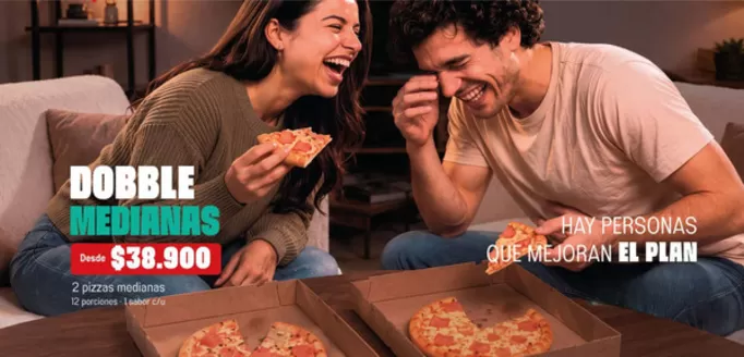 Catálogo Pizza Doble Pizza | Dobble Medianas Desde $38.900 | 2026-09-03T00:00:00.000Z - 2026-09-30T00:00:00.000Z