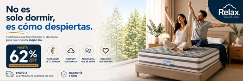 Catálogo Colchones Relax | Hasta 62% OFF | 2026-09-04T00:00:00.000Z - 2026-09-30T00:00:00.000Z