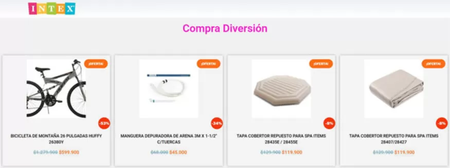 Catálogo Intex | Descuentos | 2026-09-04T00:00:00.000Z - 2026-09-30T00:00:00.000Z
