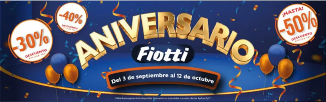 Catálogo Fiotti | Ofertas especiales para ti | 2026-09-03T00:00:00.000Z - 2026-10-12T00:00:00.000Z