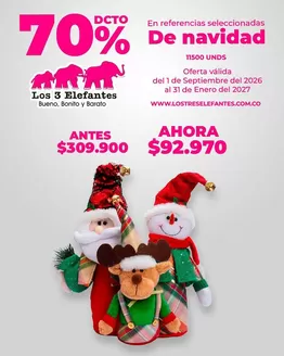 Catálogo Los Tres Elefantes | Ofertas Los Tres Elefantes | 2026-09-01T00:00:00.000Z - 2027-01-31T00:00:00.000Z
