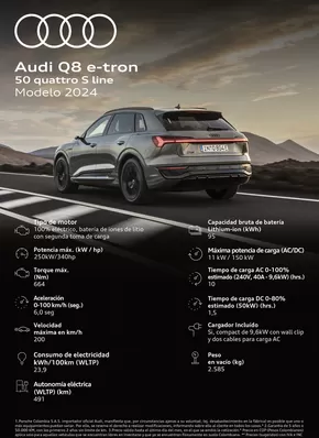 Catálogo Audi en Bogotá | Audi Q8 e-tron | 2025-01-14T00:00:00.000Z - 2026-01-14T00:00:00.000Z