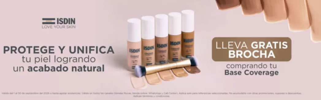Catálogo Bella Piel | Lleva Gratis Brocha comprando tu Base Coverage | 2026-09-08T00:00:00.000Z - 2026-09-30T00:00:00.000Z